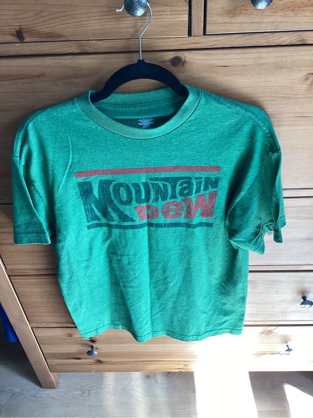 Unk Green Mountain Dew Retro Logo Tee